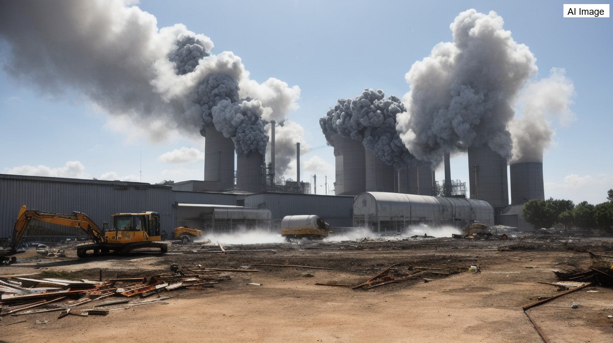 Liddell Power Station twin stacks demolished after 55 years as Hunter Valley site transforms into renewable energy hub