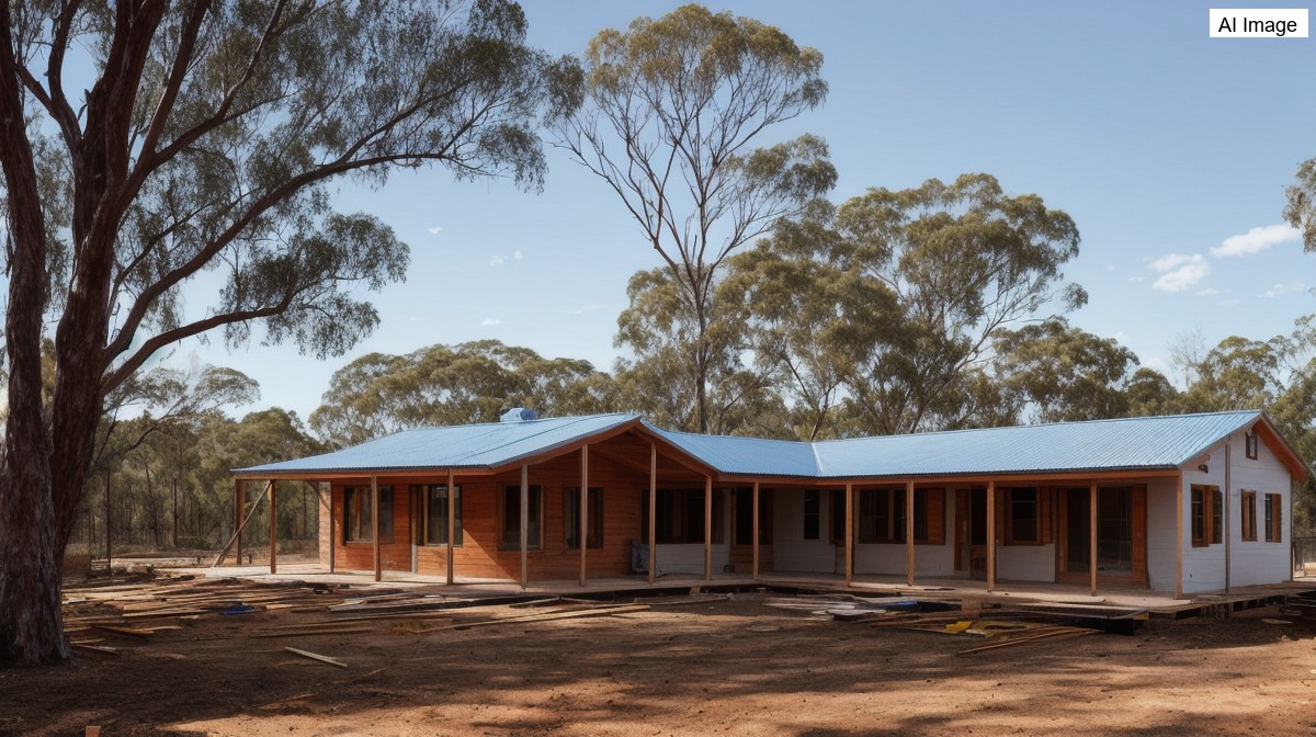 Outback town Quilpie builds flat-pack homes like Lego to fix crisis