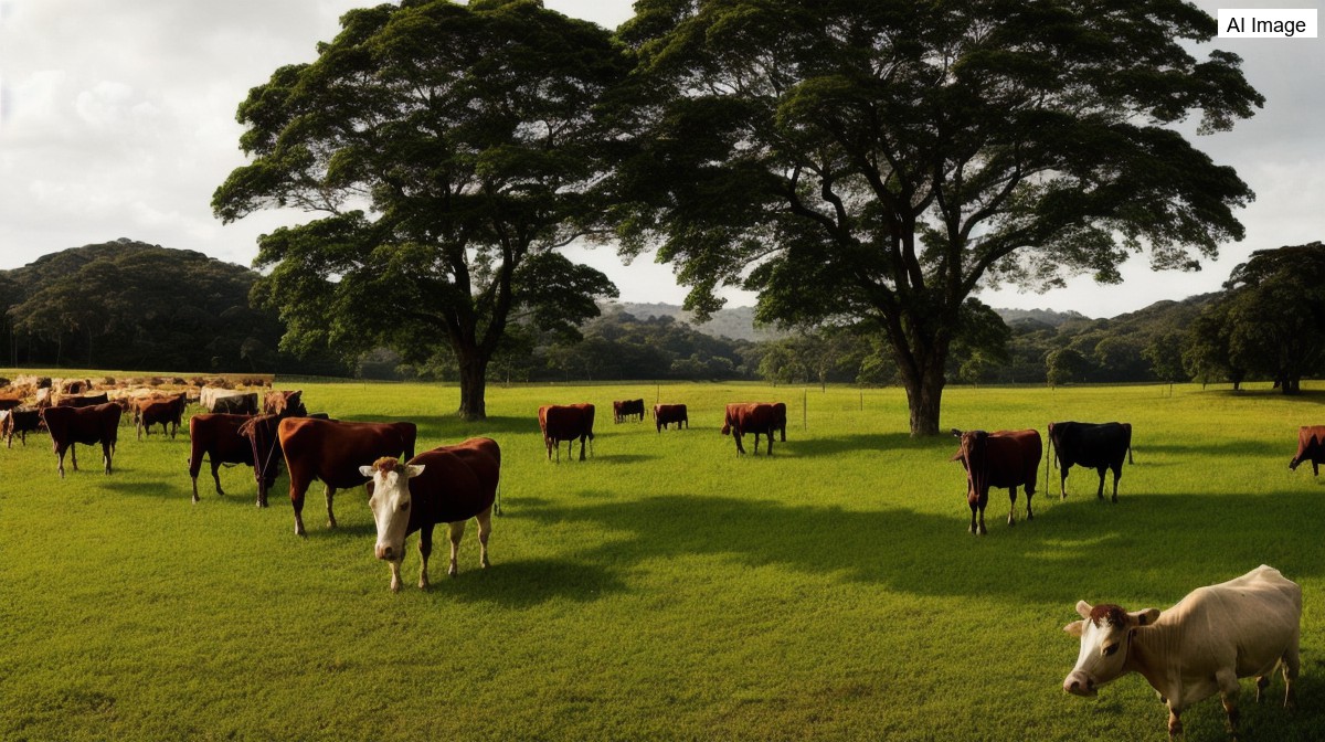 Estudo da Embrapa mostra que oferecer sombra ao gado aumenta a produção de leite em 22% e multiplica a capacidade reprodutiva