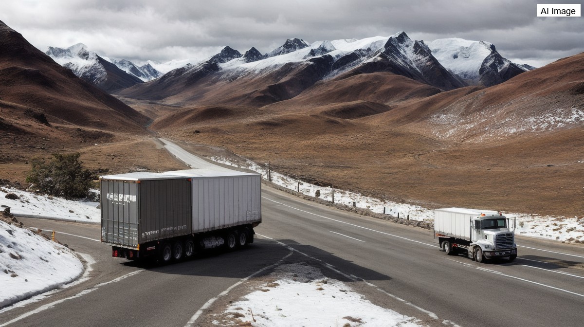 Cerca de mil caminhões ficam presos na Cordilheira dos Andes | AVALW News