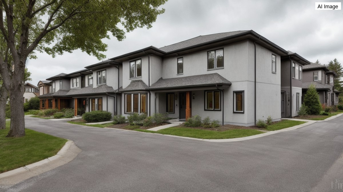 Toronto turns flood-hit townhomes into net-zero affordable homes