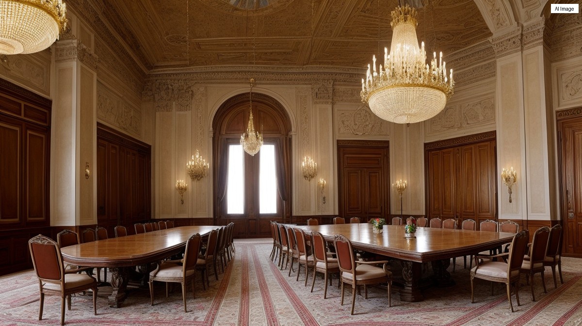 Acord pressupostari entre els Comuns i el govern d'Illa, signatura al Palau de la Generalitat