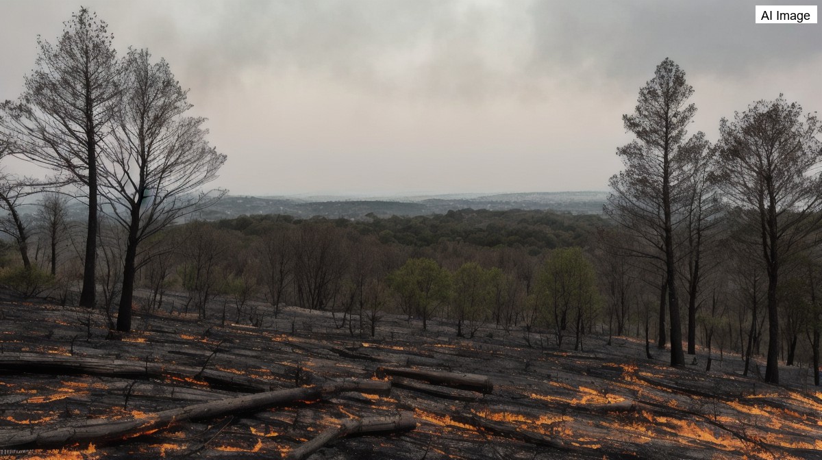 L'incendi de les Gavarres crema 2.400 hectàrees i deixa un detingut
