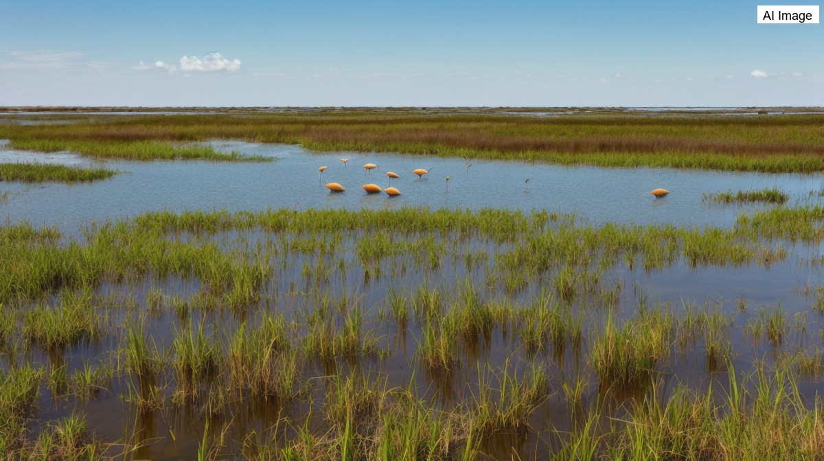 Immer mehr Flamingos kehren in die Lagune von Venedig zurueck