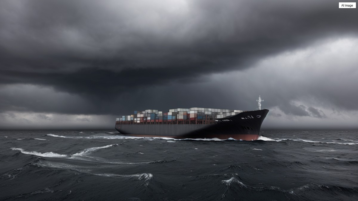 O drona ruseasca a lovit un vas cargo chinezesc in Marea Neagra, cu o zi inainte de vizita lui Putin la Beijing