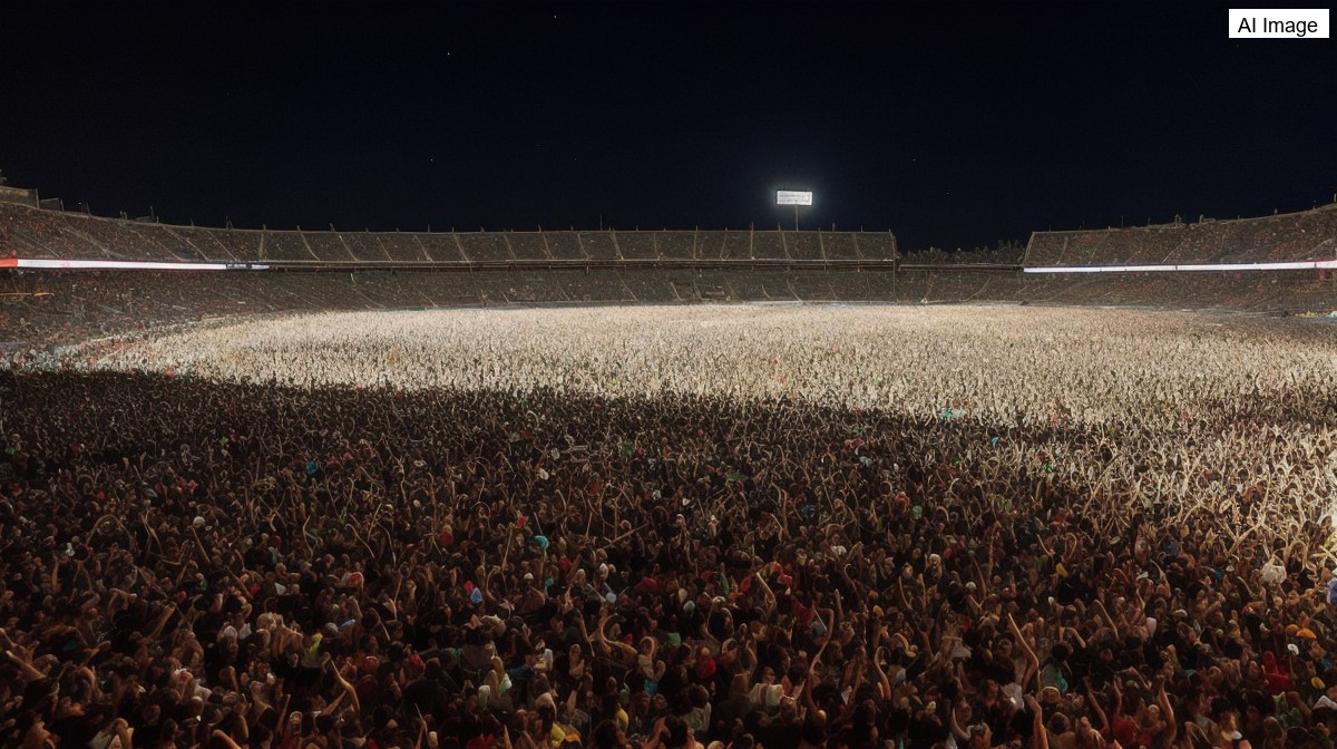 Bad Bunny arranca su residencia en Madrid con un triunfal concierto ante 50.000 personas en el Estadio Metropolitano
