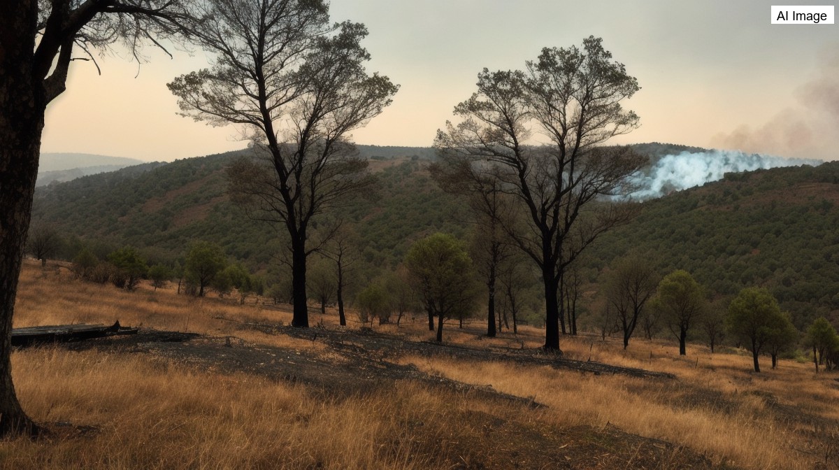 Estabilizado el incendio de Ribas de Sil tras quemar 180 hectáreas