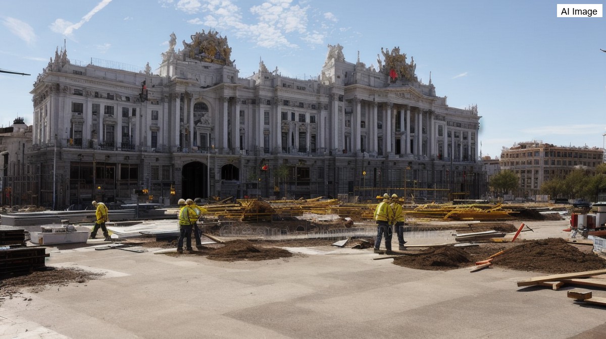 Madrid acelera los preparativos para la visita del Papa León XIV con estructuras en Cibeles y el eje Prado-Recoletos