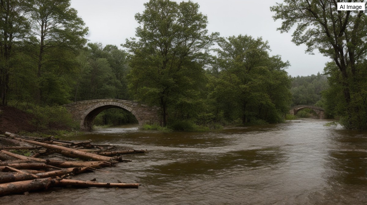 Santa Maria de Marlès prepara la declaración de emergencia por las inundaciones