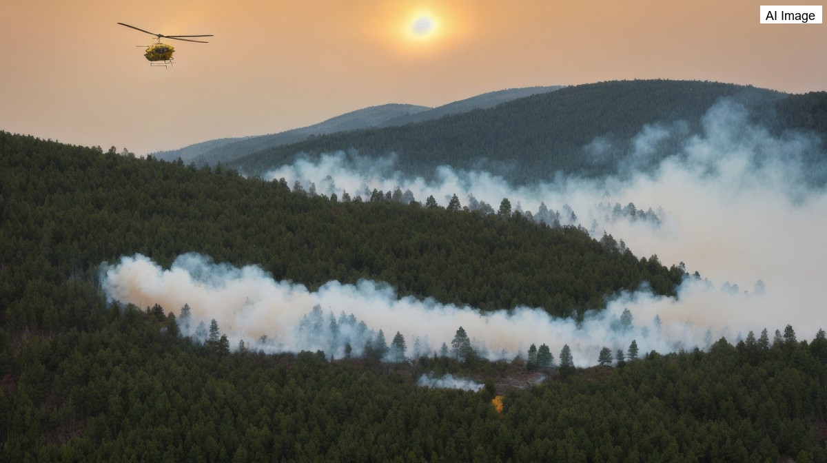 Incendie dans les Hautes-Alpes près de L'Argentière-la-Bessée: une sapeur-pompier blessée