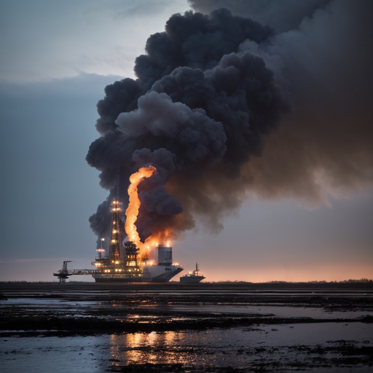 Gas Prices Soar as Oil Industry Faces New Fire Hazards