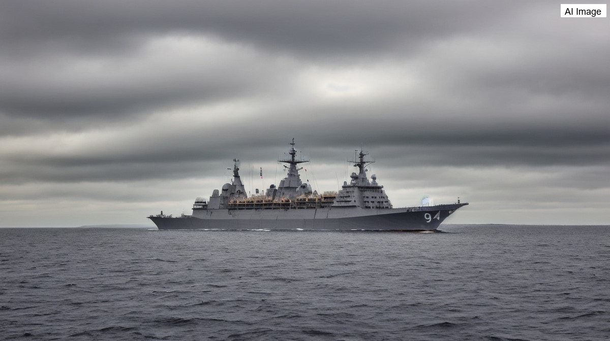 Russian warship fires warning shot at yacht in the English Channel
