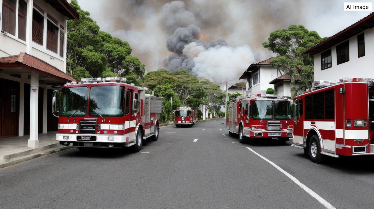 Lapak pedagang di Pancoran Mas, Depok terbakar dan dipadamkan dalam dua jam