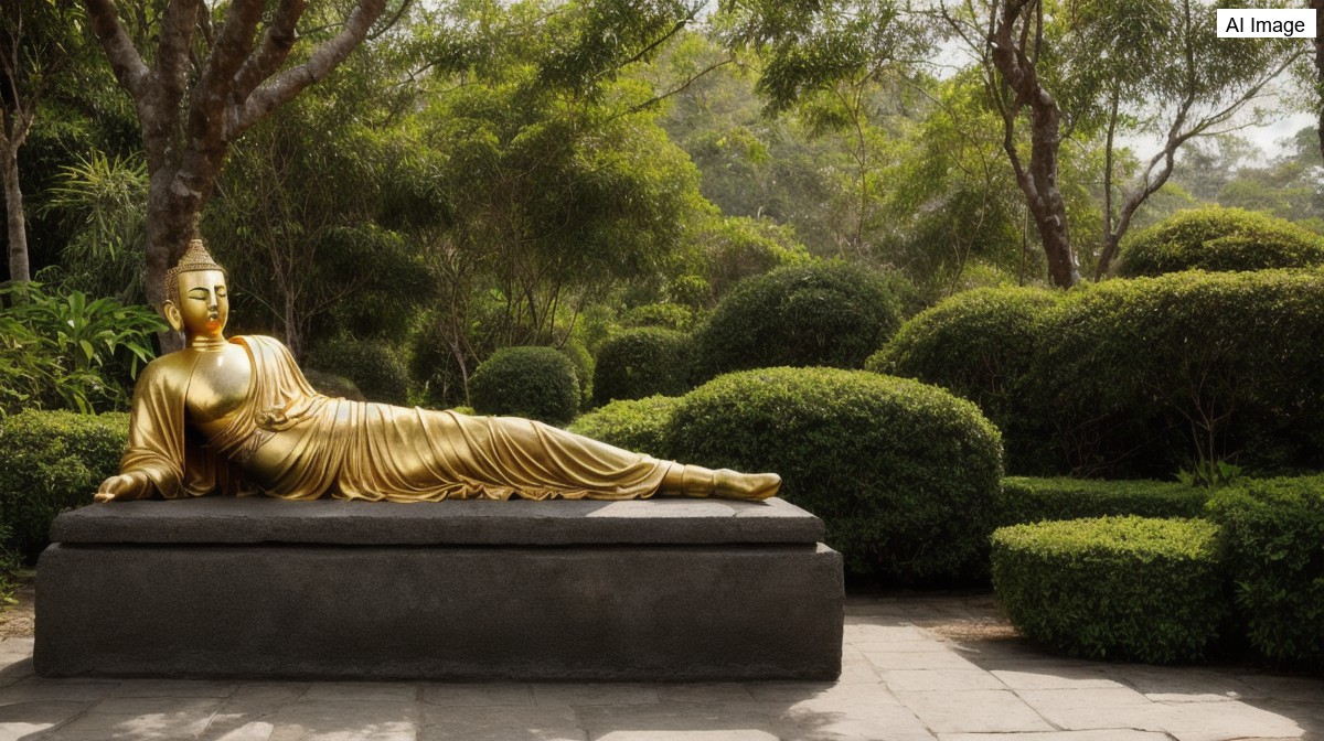 Patung Buddha Tidur di Mojokerto, terbesar ketiga di dunia, jadi daya tarik wisata kawasan peninggalan Majapahit