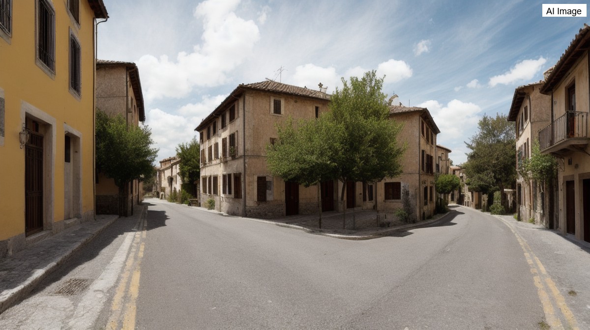 A Dinami una strada del centro storico chiusa da due mesi per un edificio pericolante
