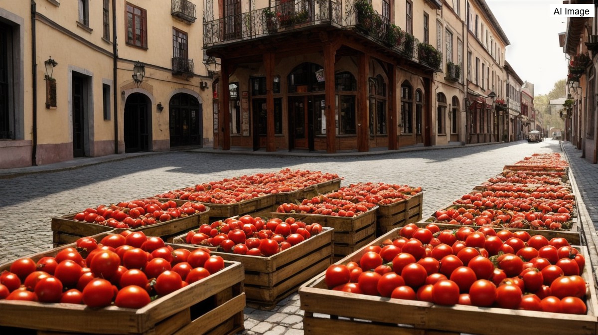 Great Colombian Tomatina ke-16 selimuti Sutamarchán dengan 40 ton tomat