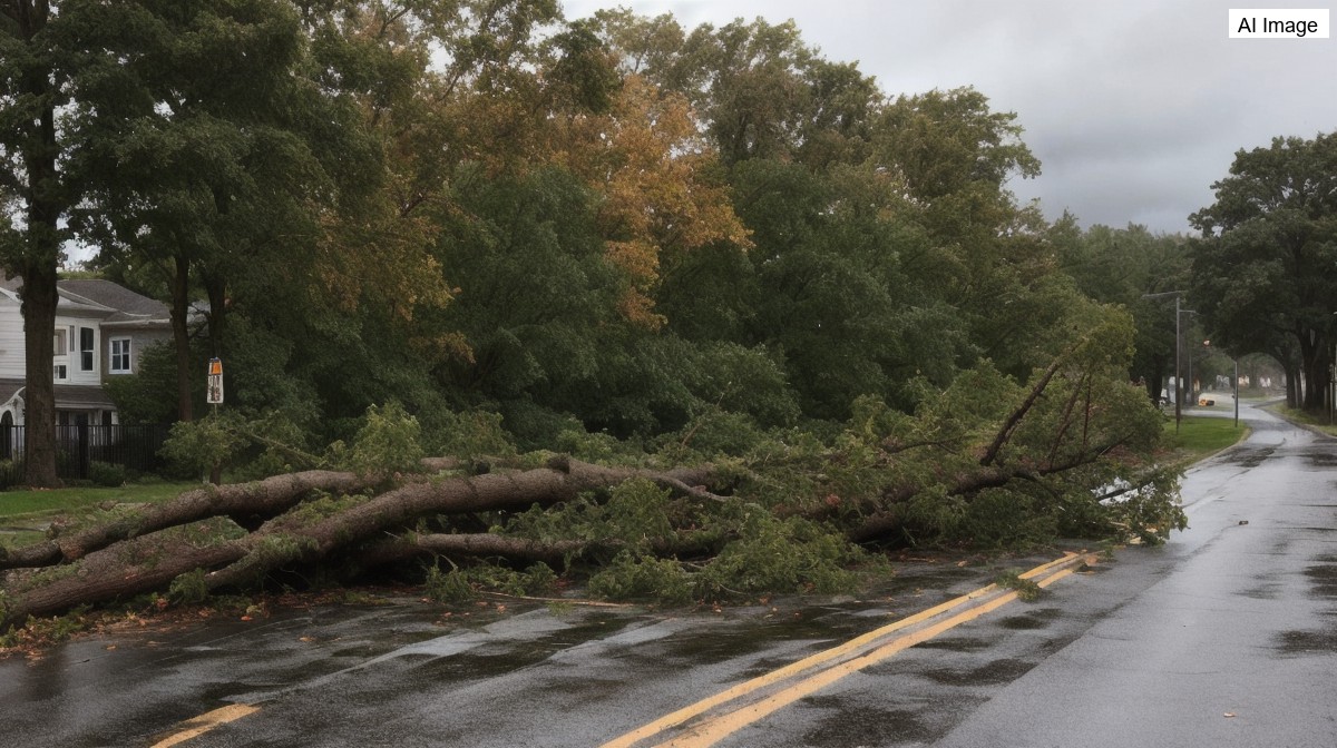 Las lluvias dejan 184 arboles caidos en la alcaldia Miguel Hidalgo de la capital