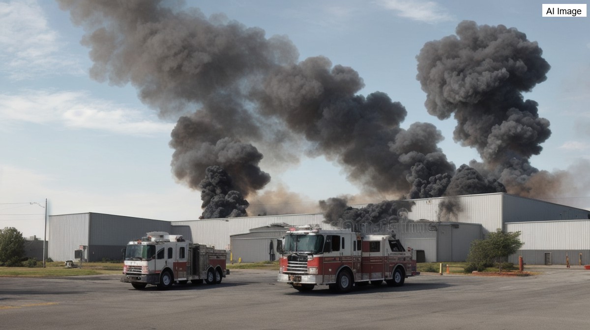 Un incendio en una bodega del parque industrial de Queretaro deja sin lesionados
