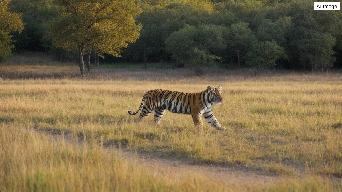 Un tigre de Bengala suelto en el Estado de México escapó de una instalación privada