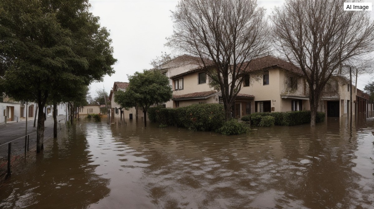 Una tromba azota Tepeji del Río y deja daños e inundaciones