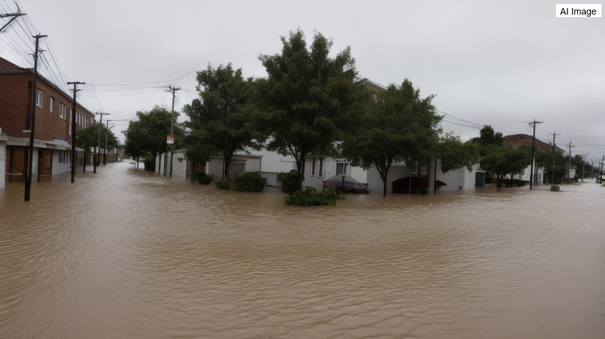 Heavy downpour triggers widespread flooding across Lagos as canals overflow and transport hubs submerge