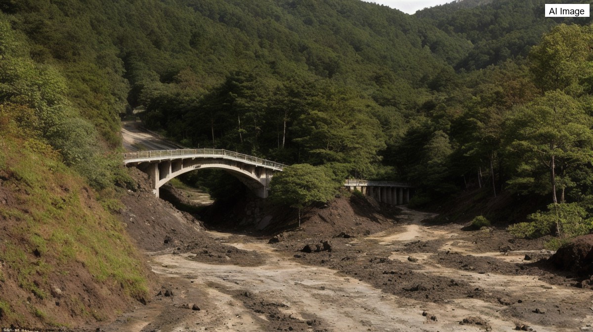安曇野の県道で土石流 橋流され登山者ら約三百九十人が一時孤立 | AVALW News