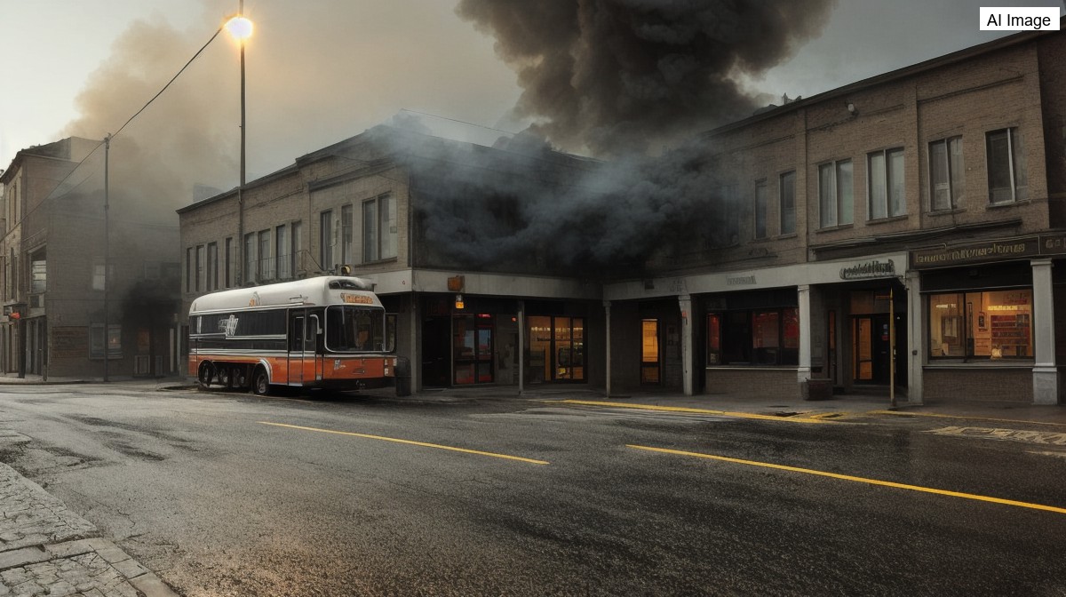 Incendiu puternic la un restaurant din sectorul doi al Bucureștiului, flăcările s-au extins la alte trei magazine - AVALW News