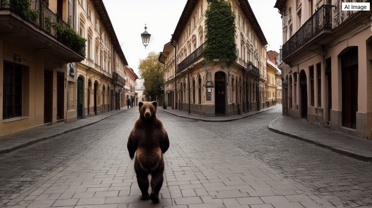 Alarmă în Brașov după ce un urs a fost filmat alergând pe mai multe străzi, mesaj RO-ALERT trimis locuitorilor - AVALW News