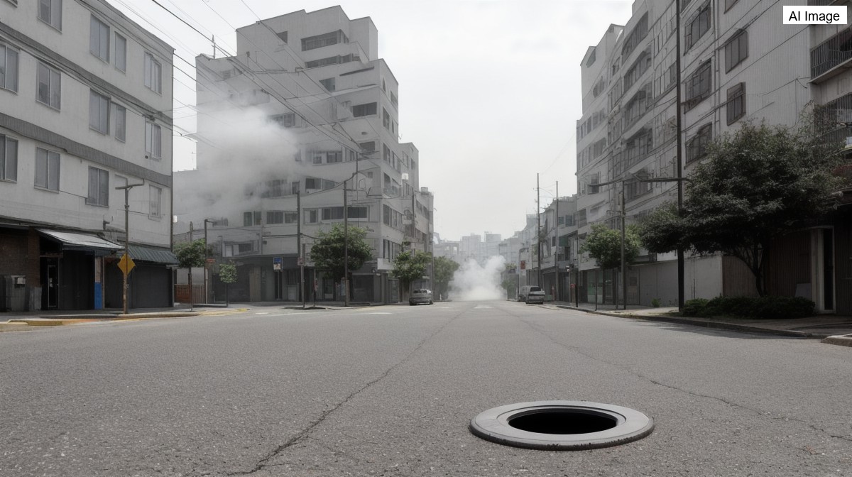 台中市北區太原路一帶八號下午一處人孔蓋突然發出巨響後被炸開,重達上百公斤的人孔蓋瞬間掀飛、大量白煙從孔洞竄出,事故造成周邊三千多戶一度停電,所幸當時無人經過沒有人員受傷