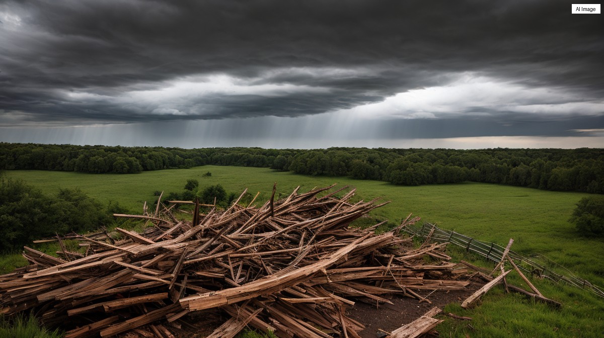 Dozens of tornadoes strike central Nebraska, destroying homes and prompting rescues across Howard County