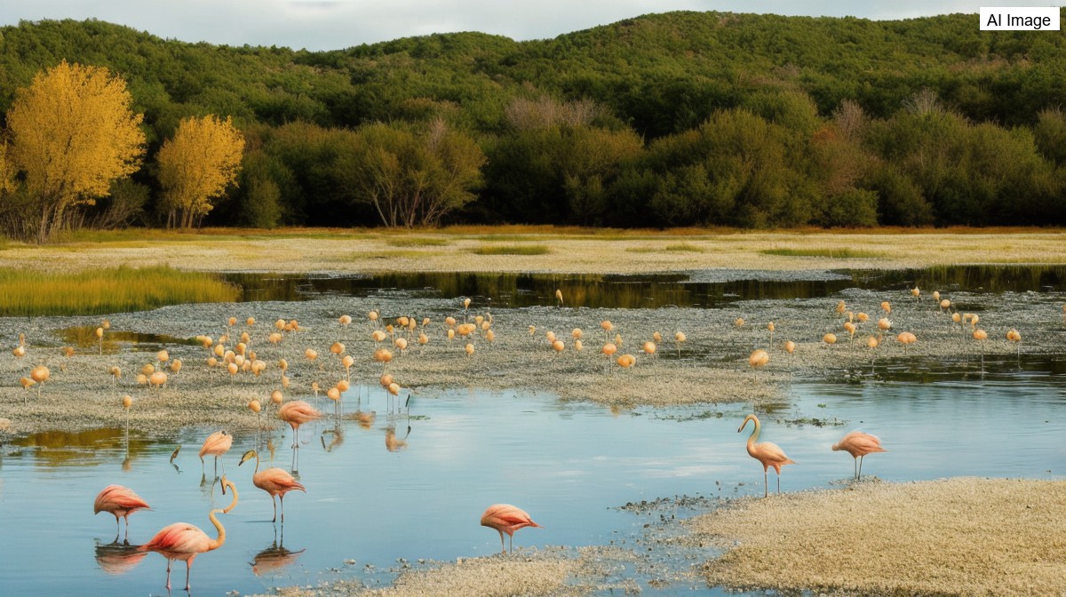 Tuz Gölü'nde 12 bin 800 yavru flamingo dünyaya geldi