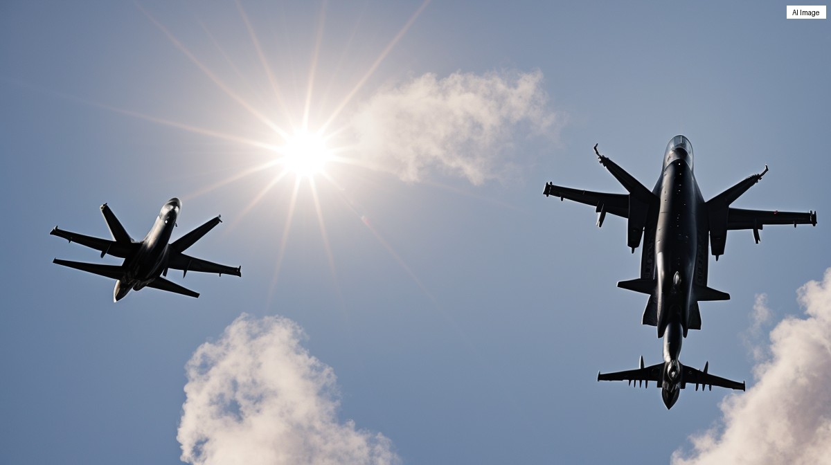 Two Navy fighter jets collide mid-air during Idaho air show, all four crew ejected safely