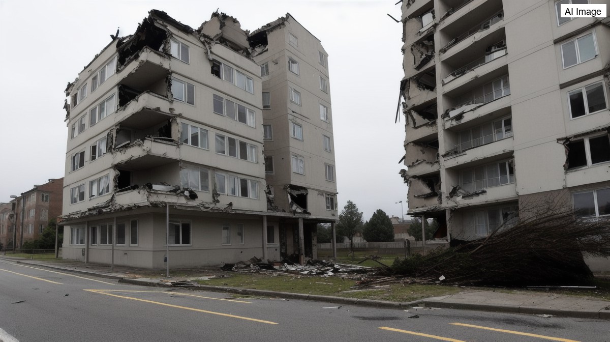 Десять авіабомб по центру Херсона зруйнували школу та медзаклад
