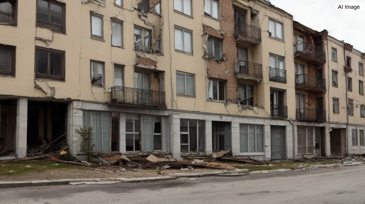 У Києві зруйновано цілий під'їзд багатоповерхівки прямим влученням ракети, п'ятеро дітей і семеро дорослих загинули в Одесі