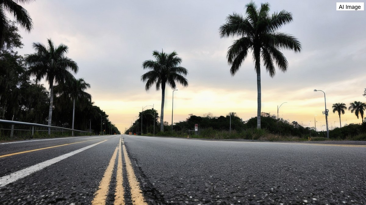 Two men injured as motorbike street takeover blocks Federal Highway in Hollywood, Florida