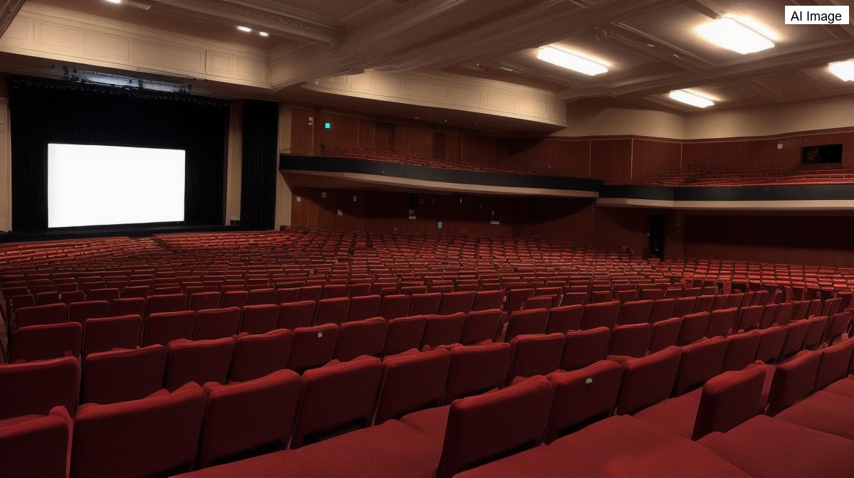 Trump's name comes down at the Kennedy Center, hidden by a tarp