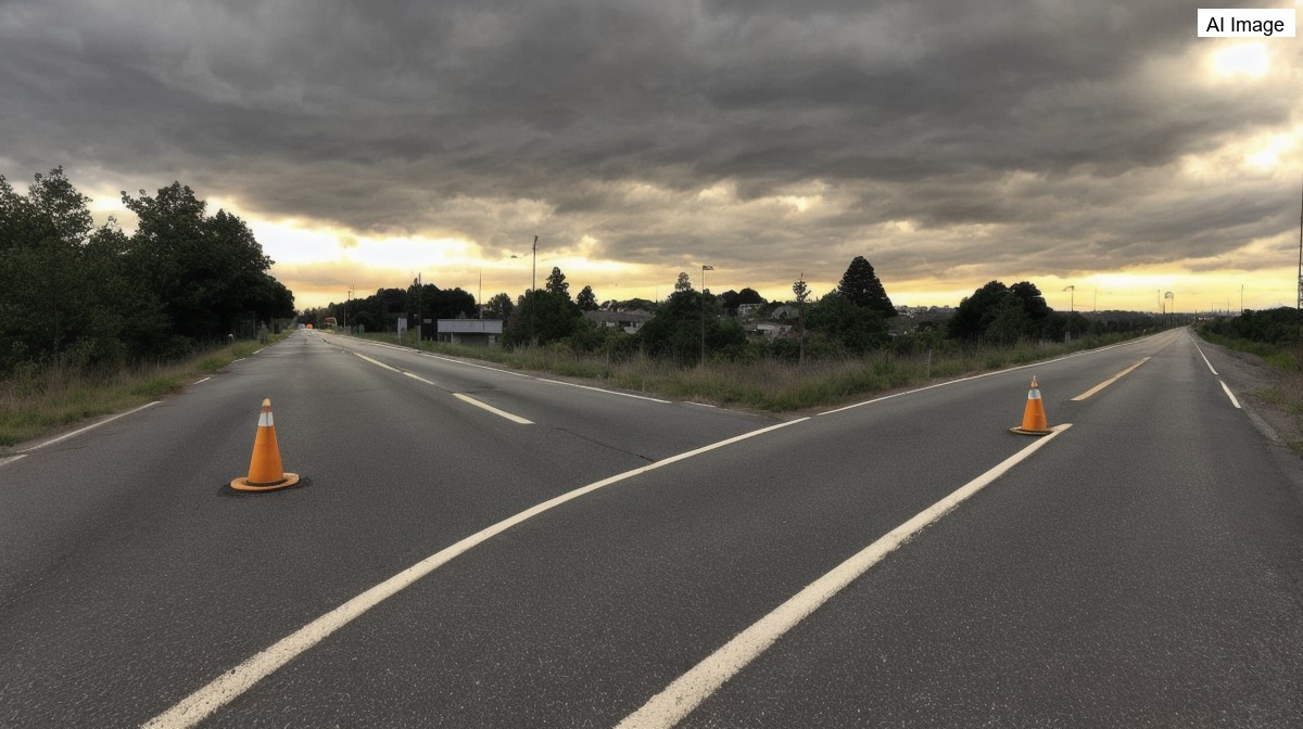 Overturned truck spills glass across I-80 in New Jersey, closing all eastbound lanes