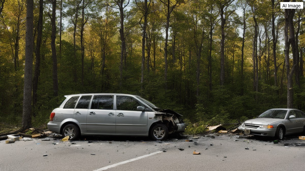 Minivan crashes into tree on Palisades Parkway; nine hurt, seven children