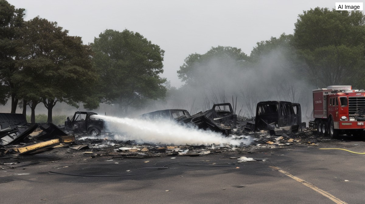 Tank blast at recycling scrapyard shakes neighbors from their beds