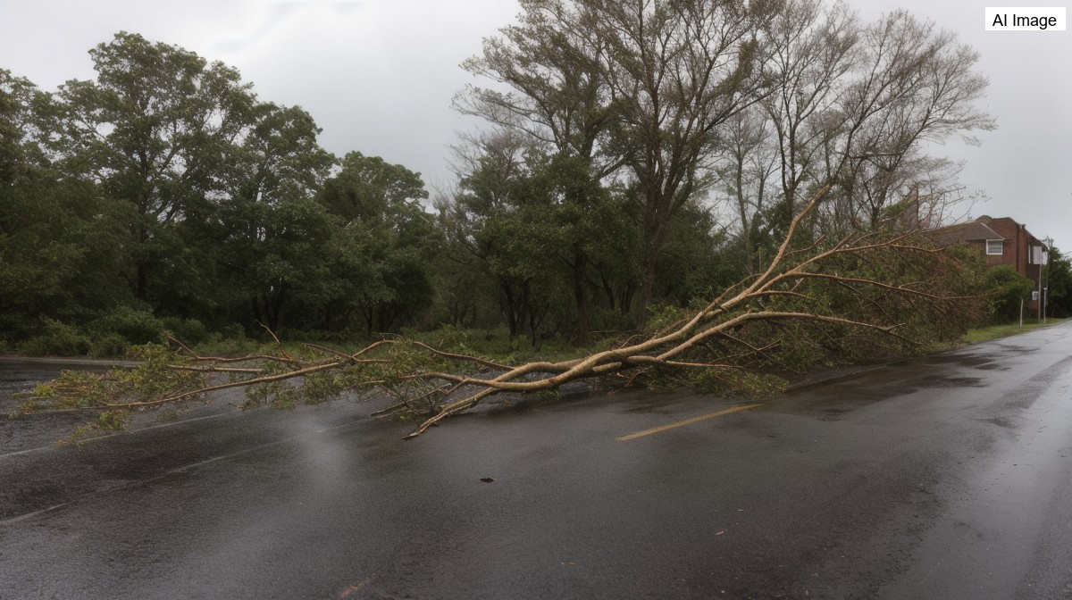 Severe storms leave trees down and flooding across NYC metro