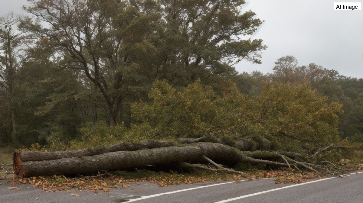 Fire chief killed by falling tree during storm cleanup